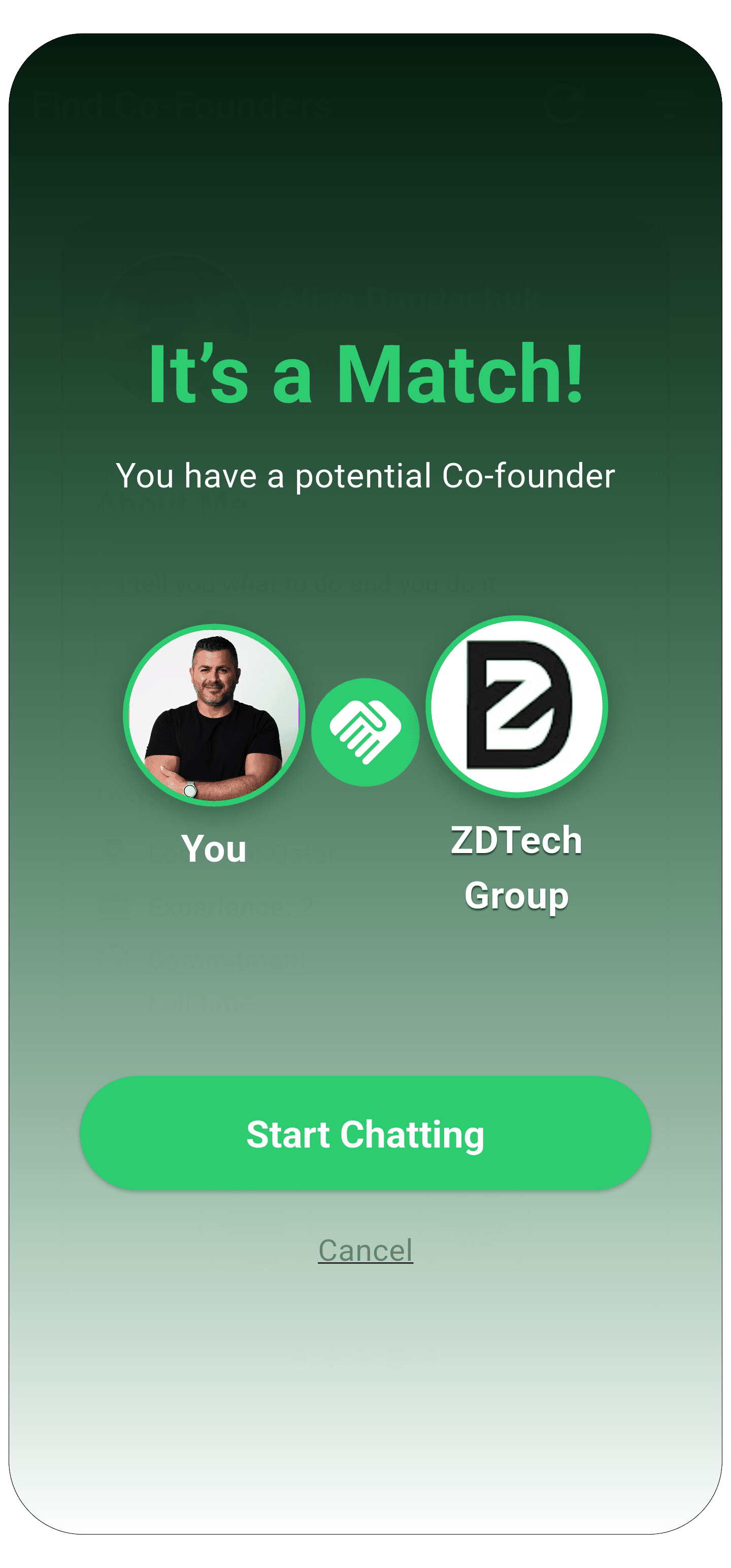 Comatch App Screenshot
